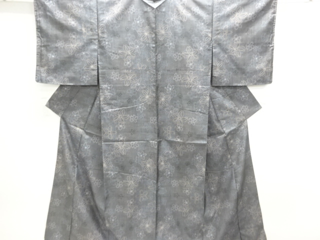 Japanese Kimono / Tsumugi Omeshi Silk